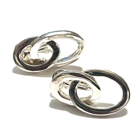 Vintage, interlocking, circles, double circle, Po… - image 4