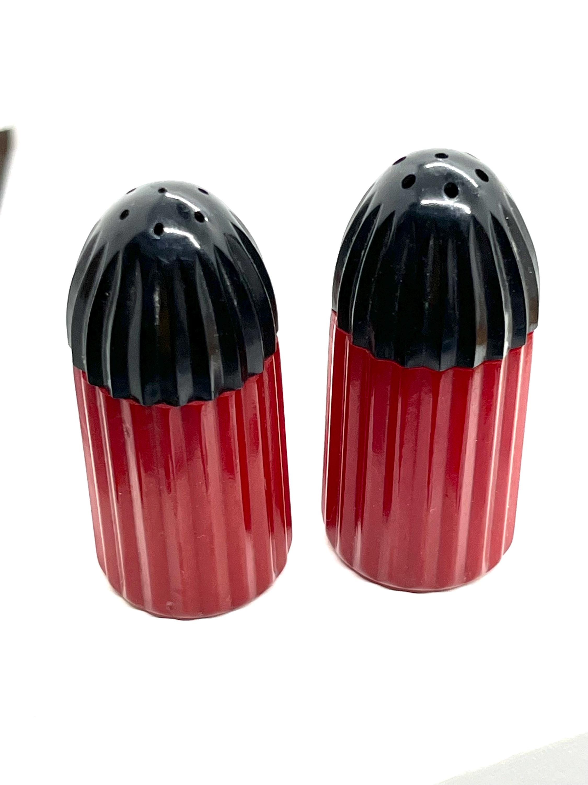Black memorabilia salt and pepper - Etsy 日本