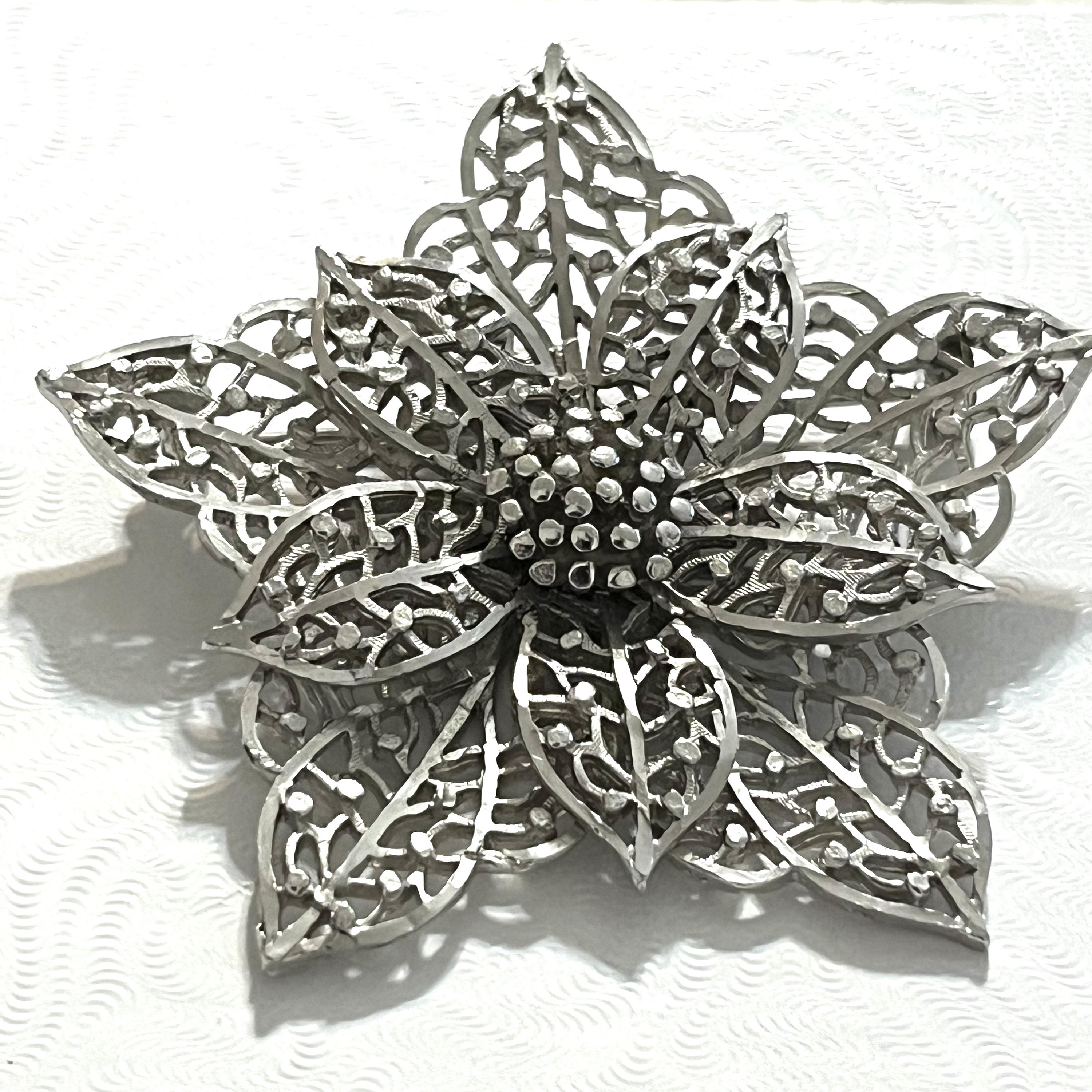 Broche Vintage En Alliage Doré Corocraft - Occasion (couleur Un Peu Passée)