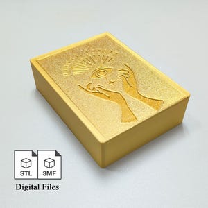 Kaartdoos, Tarotdoos, voor 3D-printen - Digitaal STL-bestand (klaar voor 3D-printen)