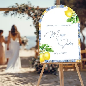 Cartello di benvenuto per matrimonio, matrimonio a tema italiano, matrimonio italiano, tema italiano, decorazione per matrimonio