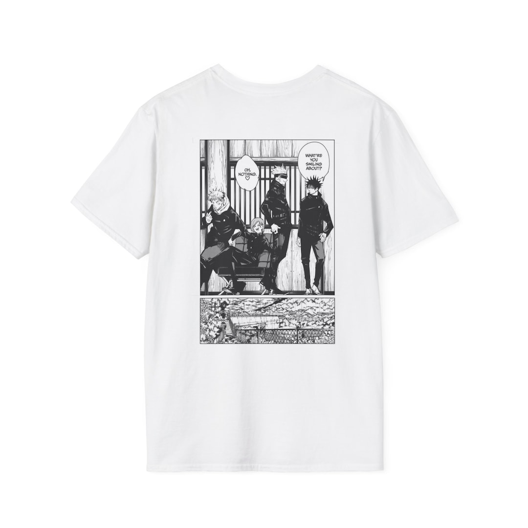 T-shirt Fusion Worlds Collide - Jujutsu Kaisen X Naruto X Workaholics - AbelsBoomBoomRoom