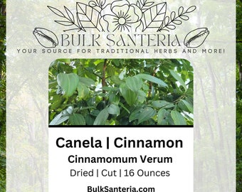 Canela | Cinnamon | Cinnamomum Verum | Dried Herb | Bulk | 16 Ounces | Santeria | Traditional Herb | Supplier | Wholesale | Botanical | Rare