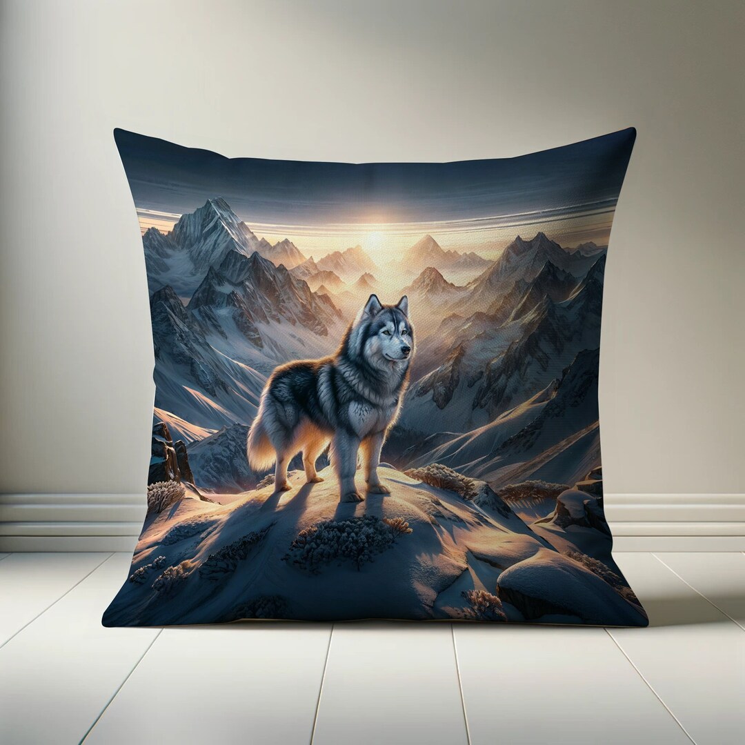 Siberian Husky Premium Pillow