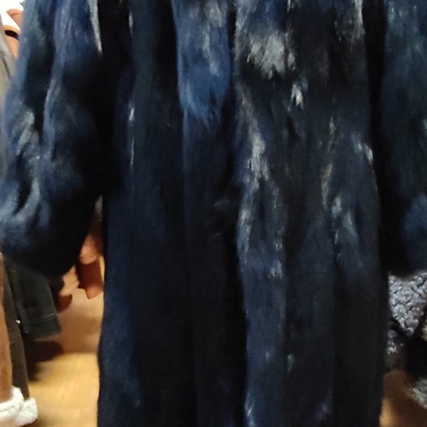 Luxurious Blue Fox Fur full-length, 45% discount ** Big sale!