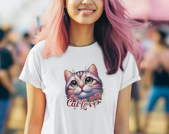 Athletic Unisex Pet Theme T-shirt | Custom Cat T-shirt | Unisex T-shirt | Gift For Him | Gift For Her | Trendy T-shirt For Cat Lovers