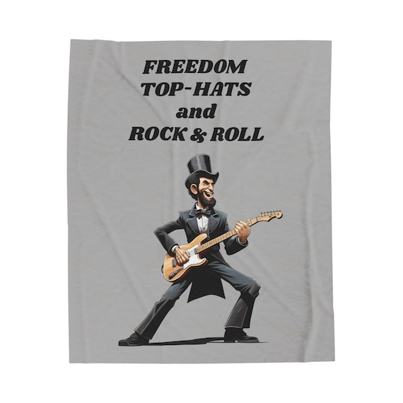 Lincoln Blanket Election Gift for American Blanket Abraham Lincoln Gift for Guitar  Player Abe Lincoln Blanket Freedom - Etsy