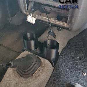 Subaru Vivio Double cupholder center console