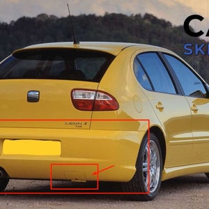 Seat Leon Cupra/FR/Top Sport/Cupra R 1 M/MK1 Trekhaakkap achterbumper 1M6807928 *uit één stuk*