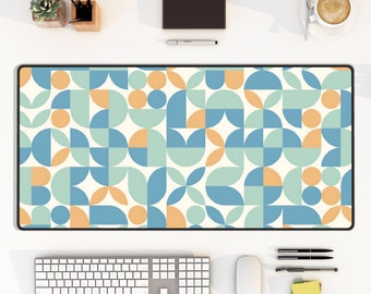 70s Desk Mat | Retro Design  | Large Mouse Pad | Unique Home Office Gift