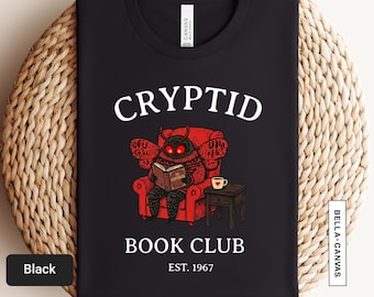 モスマンシャツ - クリプティッドブッククラブTシャツ - 心地よいウィアードコア読書ギフト | 1018T