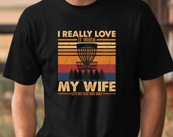 Disc Golf Shirt, Disc Golfing Tee for Men, Funny Frisbee T-Shirt for Husband, Funny Disc Golfer Gift | 0502