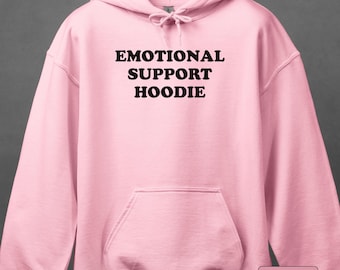 感情サポートパーカー - メンタルヘルススウェットシャツ - 面白い職場の親友へのギフト | 1016H