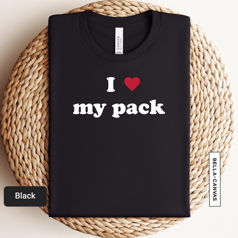 I Love My Pack Shirt, Dog Walker Gift, Gift for Dog Walker, Pet Sitting