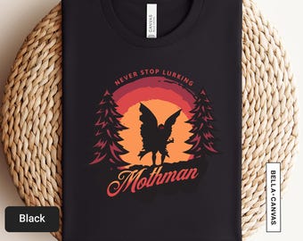 Funny Mothman Shirt, Urban Legend Shirt, Funny Cryptid Gift, Horror Shirt, West Virginia Moth Man, Cryptozoology Gift, Horror Tee | 0911