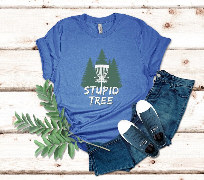 Dummer Baum Disc Golf Shirt | Lustiges Disc Golf Tee | Tolles Geschenk für Disc Golfer | 0499 Bild 4