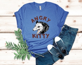 Camiseta de zarigüeya enojada, divertida, regalo para amantes de las zarigüeyas / 0431