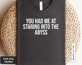 ブラックユーモアシャツ - 実存的恐怖Tシャツ - 面白いゴスギフト | 0944