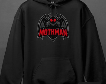 モスマン パーカー - クリプティッド スウェットシャツ - ウィアードコア ギフト - 1000H