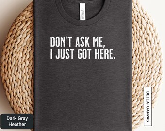 面白い新入社員Tシャツ - 同僚へのギフト - 皮肉な仕事Tシャツ | 0947