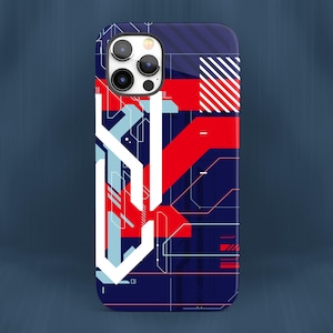 Cyberpunk Tough Phone Case, Japanese Manga Aesthetic Cover for iPhone 15, 14, 13, 12+, Samsung S23, S22+, Pixel 5, 6, 7 0261