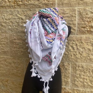 Hareer handmade Kuffiyeh scarf (Made in Palestine)