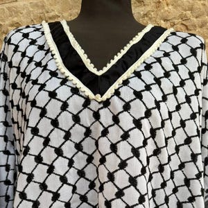 The Modern Palestinian Artist Kufiyah scarf (Made In Palestine)