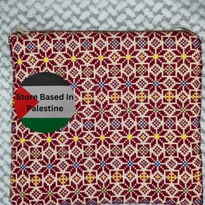 Large Handmade Palestinian Embroidered Bag – Made in Palestine