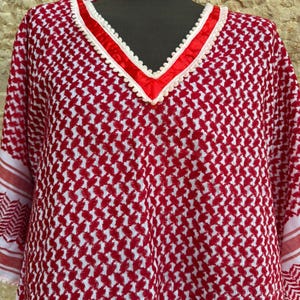 The Modern Palestinian Artist Kufiyah scarf (Made In Palestine)
