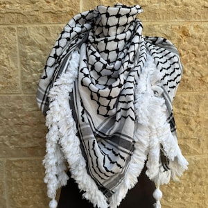 Heavy Hareer Handmade Kuffiyeh Scarf (Made In Palestine)