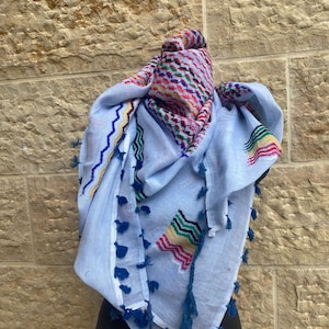 Hareer handmade Kuffiyeh scarf (Made in Palestine)