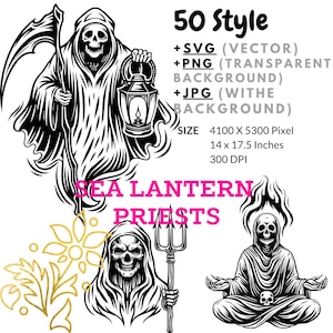 Seelaterne Priester,Skull Priest Oceanic,Skull Laterne Mythic,Skull Spirit Mystic,Skull Priest Legenda,Laterne Tribal,Digital Download