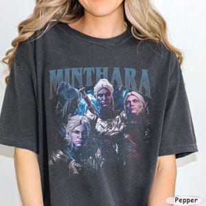 Comfort Colors© Limited Minthara Baldurs Gate 3 Vintage T-Shirt, DMC Game Shirt, Gift For Women and Man Unisex T-Shirt