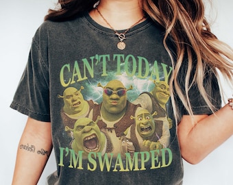 Comfort Colors Shrek Meme Shirt: Funny Oversized Y2K Tee