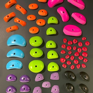 Climbing Holds - Home Wall Starter Kit - Bolt On Large Holds Set