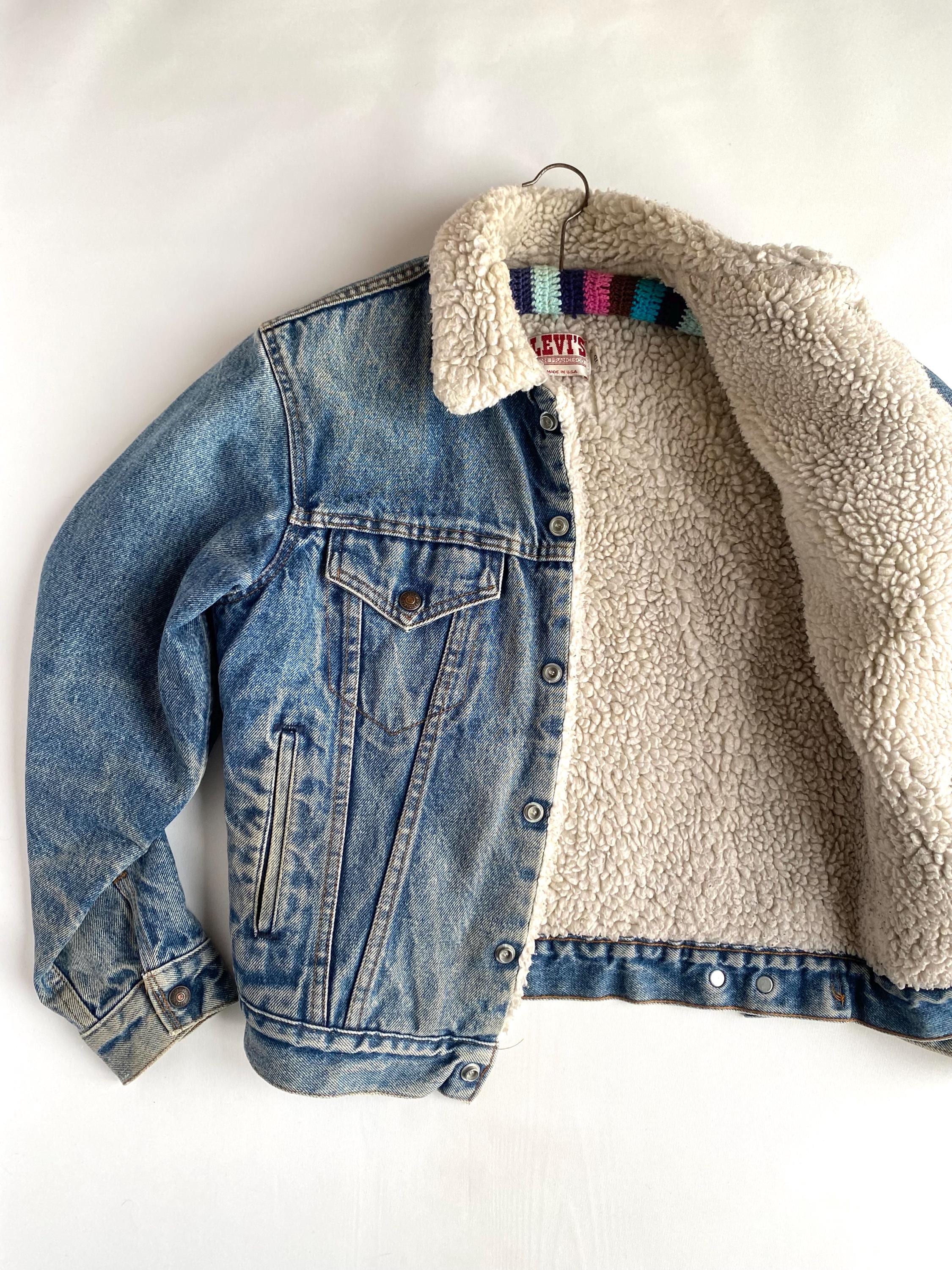 Levi's® TYPE III SHERPA TRUCKER JACKET - Giacca di jeans - beige