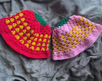Strawberry Bucket Hat