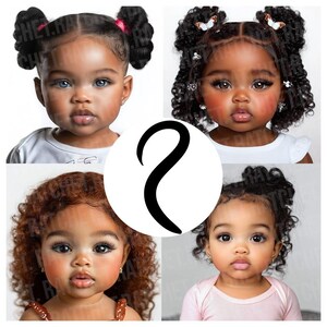 Referensbilder med babyansikten för Sims, Secondlife och IMVU (digital nedladdning i PNG)