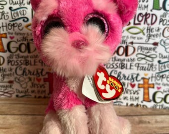 Cherry the Pink Dog 15 cm Ty Beanie Boo Exclusivité Claire's