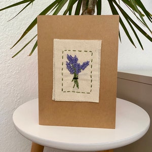 brodée lavande | Violet | Anniversaire, mariage, bébé, douche nuptiale, anniversaire, demoiselle d'honneur, Saint-Valentin,