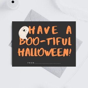 Halloween-kaart voor Halloween-dagviering voor Halloween Griezelige Halloween-vieringskaart Perfect voor de Halloween-liefhebber
