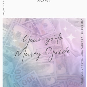 Money Guide PDF: Activate Your Financial Freedom! A Mindset & Wealth Energetics Workbook - expanding your capacity to receive abundance.