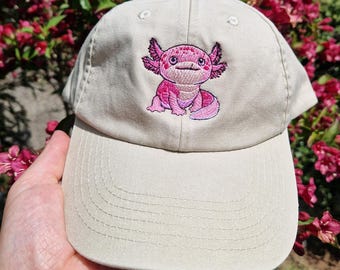 Reversible Axolotl Bucket Hat: Kawaii Streetwear Sun Hat - Etsy