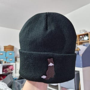 Embroidered Border Collie Beanie: Soft Knit Dog Breed Hat Free Delivery More Colours Animal Embroidery Gift Lovely Cute Funny image 4