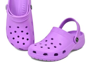 Purple kids basic clogs