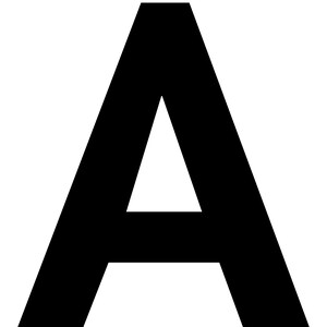 Full Page 8x11 Flash Cards (upper and lowercase alphabet on separate pages, numbers 1-10)