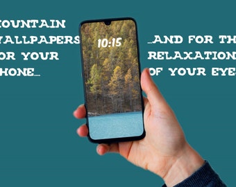Papéis de parede de telefone com montanhas para relaxar os olhos. Fotos do Vale Maira. Dispositivo/papéis de parede/montanhas/relaxar/Vale Maira.