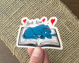 Jacks Book Lover Sticker Dreaming For An Adventure!
