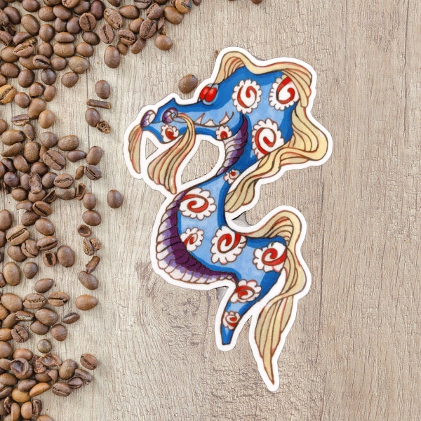 Naruto Ramen Noodle Dragon Sticker, Teenage Girl Gifts, Gift for Best Friend, Add to Your Sticker Album!