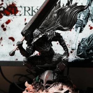 Berserk Guts Figurine 50 cm Giga Boy, Berserk Manga Collectible, Handcrafted Warrior Statue, Berserk Guts,3D Guts Statue,DigitalArtStudioGlb